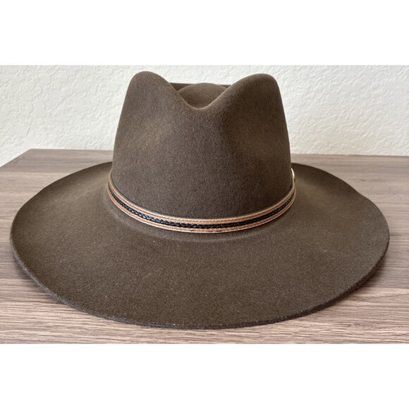 NWT Stetson The Rawlins, Size Large, KB Oak Brown, 100% Wool, USA, Cowboy Hat - Picture 9 of 16